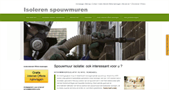 Desktop Screenshot of isolerenspouwmuren.nl